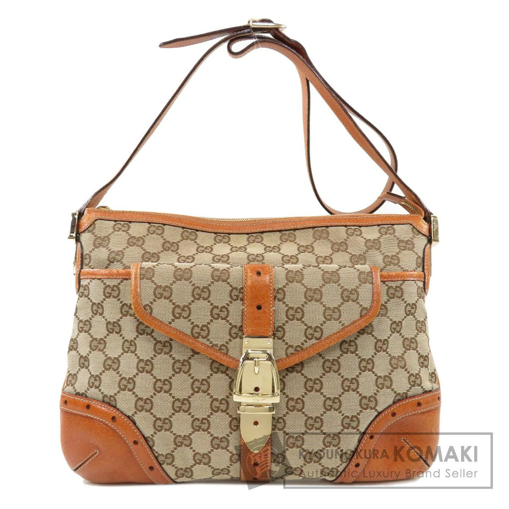 Gucci GG Canvas Messenger Bag monogram Brown